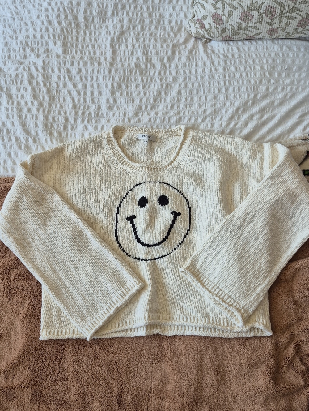 Madewell Smiley Face Sweater